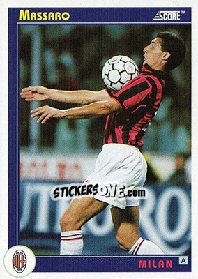 Sticker Massaro - Italian League 1993 n. 214 - Score