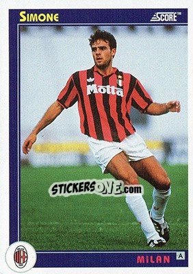 Figurina Simone - Italian League 1993 - Score