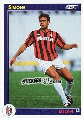 Sticker Simone - Italian League 1993 n. 215 - Score