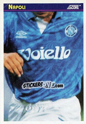 Cromo Napoli - Italian League 1993 n. 217 - Score