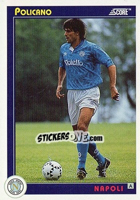 Sticker Policano - Italian League 1993 n. 220 - Score