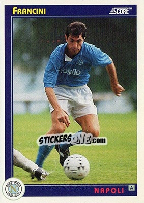 Sticker Francini - Italian League 1993 n. 222 - Score