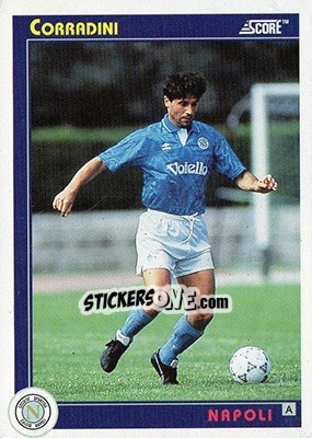 Figurina Carradini - Italian League 1993 n. 223 - Score