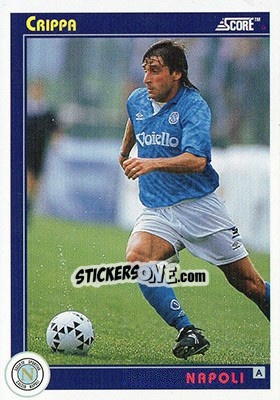 Sticker Crippa - Italian League 1993 - Score