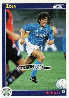 Sticker Zola - Italian League 1993 - Score