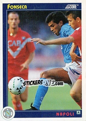 Sticker Fonseca - Italian League 1993 - Score
