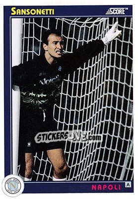 Sticker Sansonetti - Italian League 1993 n. 229 - Score