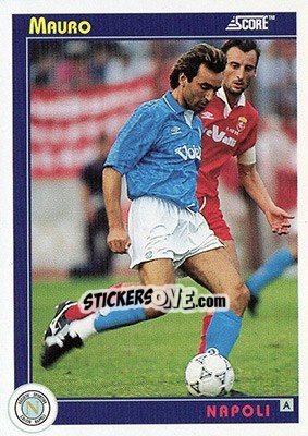 Figurina Mauro - Italian League 1993 - Score