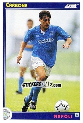 Figurina Carbone - Italian League 1993 - Score