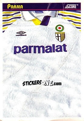 Sticker Parma - Italian League 1993 - Score