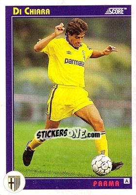 Sticker Di Chiara - Italian League 1993 - Score