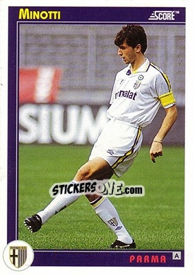 Sticker Minotti - Italian League 1993 n. 239 - Score