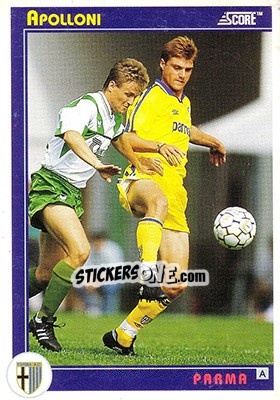 Sticker Apolloni - Italian League 1993 - Score