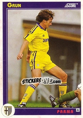 Sticker Grun - Italian League 1993 - Score