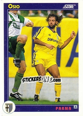 Sticker Osio - Italian League 1993 - Score