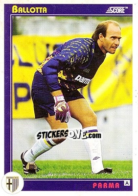 Sticker Ballatta - Italian League 1993 n. 247 - Score