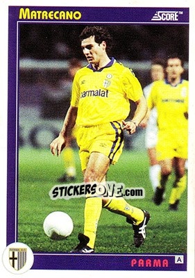 Sticker Matrecano - Italian League 1993 - Score