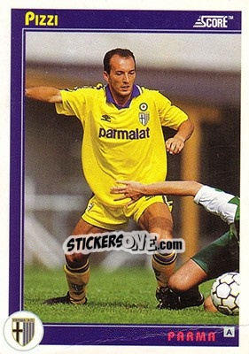 Cromo Pizzi - Italian League 1993 n. 249 - Score