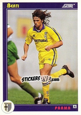 Sticker Berti - Italian League 1993 - Score