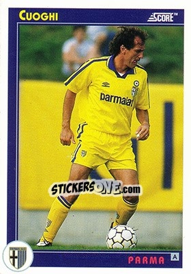 Sticker Cuoghi - Italian League 1993 n. 252 - Score