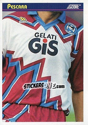 Sticker Pescara - Italian League 1993 - Score