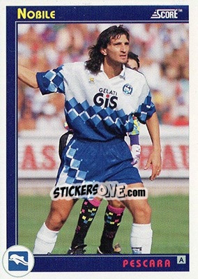 Figurina Nobile - Italian League 1993 - Score