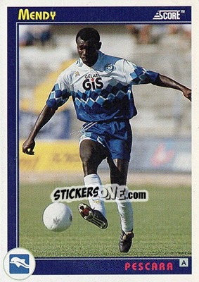 Sticker Mendy - Italian League 1993 n. 258 - Score