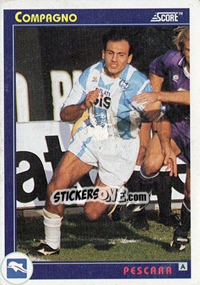 Sticker Compagno - Italian League 1993 - Score