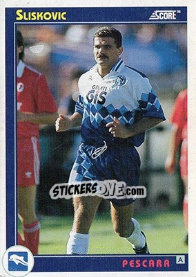 Sticker Sliskovic - Italian League 1993 - Score