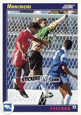 Sticker Marhioro - Italian League 1993 - Score