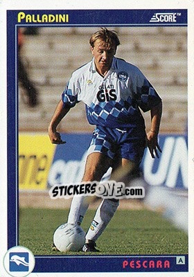 Figurina Palladini - Italian League 1993 - Score