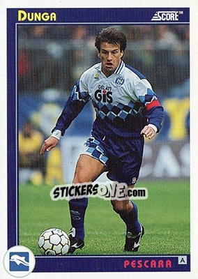 Sticker Dunga - Italian League 1993 - Score