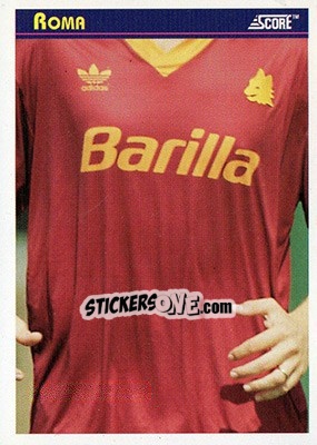 Sticker Roma - Italian League 1993 - Score