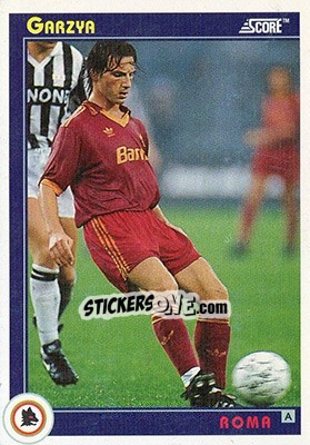 Sticker Garzya - Italian League 1993 n. 273 - Score