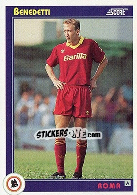 Sticker Benedetti - Italian League 1993 - Score