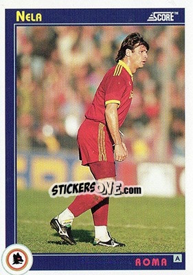 Sticker Nela - Italian League 1993 n. 277 - Score