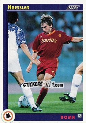 Cromo Haessler - Italian League 1993 - Score