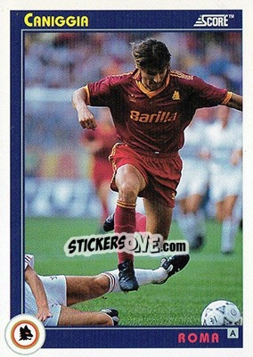Sticker Caniggia - Italian League 1993 - Score