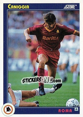 Sticker Caniggia - Italian League 1993 n. 280 - Score