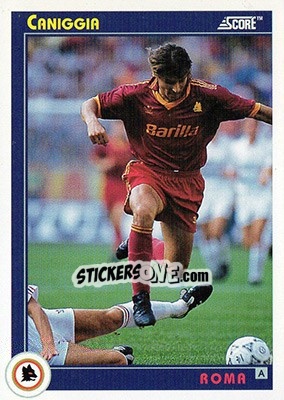 Figurina Caniggia - Italian League 1993 - Score