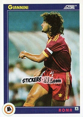 Sticker Giannini - Italian League 1993 - Score