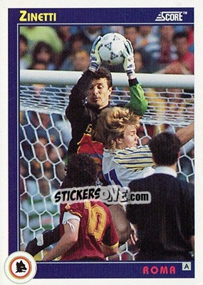 Sticker Zinetti - Italian League 1993 - Score
