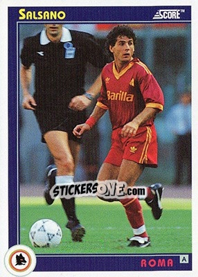 Sticker Salsano - Italian League 1993 - Score