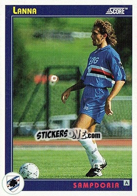 Figurina Lanna - Italian League 1993 - Score