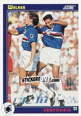 Cromo Walker - Italian League 1993 - Score