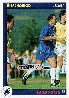 Sticker Vierchowod - Italian League 1993 - Score