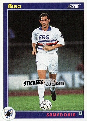 Sticker Buso - Italian League 1993 - Score