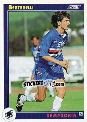 Figurina Bertarelli - Italian League 1993 - Score