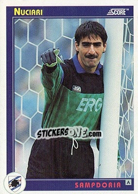 Sticker Nuciari - Italian League 1993 - Score