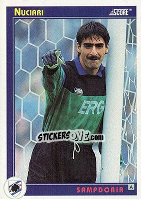Sticker Nuciari - Italian League 1993 n. 301 - Score